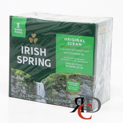 IRISH SPRING BAR SOAP 3.2oz - 3 PK ORIGINAL